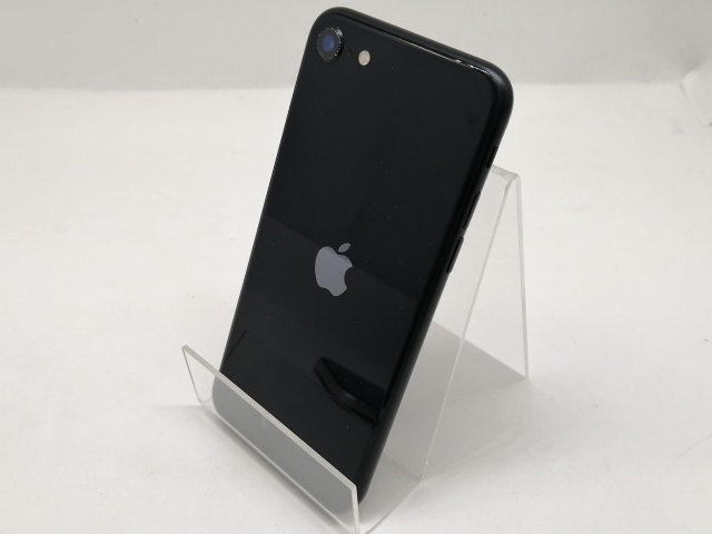 【中古】Apple SoftBank 【SIMフリー】 iPhone SE（第3世代） 64GB ミッドナイト MMYC3J/A【宇田川】保証期間１ヶ月【ランクC】