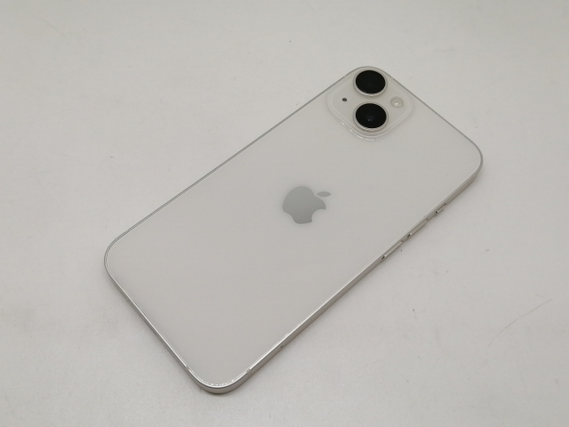 【中古】Apple 国内版 【SIMフリー】 iPhone 14 128GB スターライト MPUQ3J/A【宇田川】保証期間１ヶ月【ランクA】