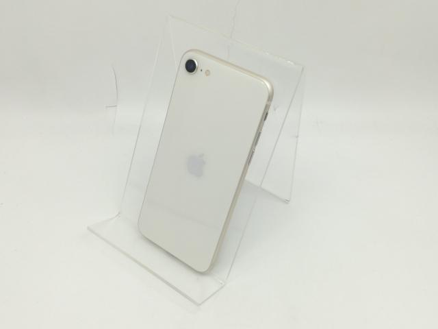 【中古】Apple 国内版 【SIMフリー】 iPhone SE(第3世代) 128GB スターライト MMYG3J/A【宇田川】保証期間1ヶ月【ランクB】 携帯電話本体