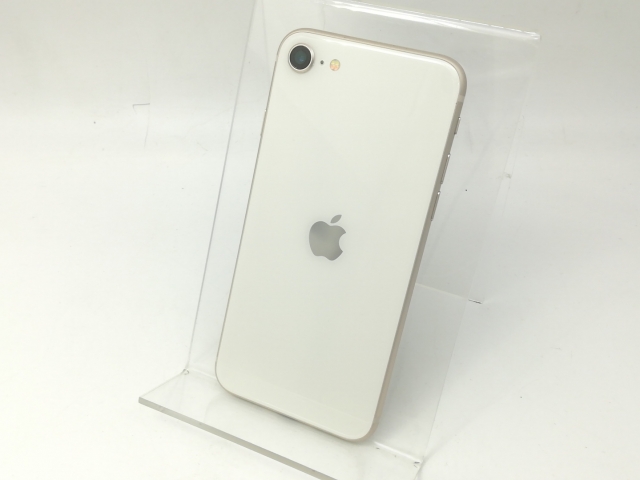 【中古】Apple SoftBank 【SIMフリー】 iPhone SE(第3世代) 64GB スターライト MMYD3J/A【宇田川】保証期間1ヶ月【ランクB】 携帯電話本体