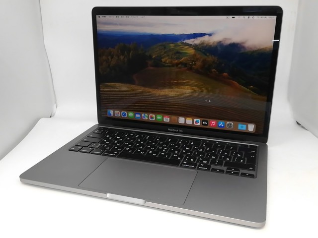 【中古】Apple MacBook Pro 13インチ CTO (M1・2020) スペースグレイ Apple M1(CPU:8C/GPU:8C)/8G/256G【宇田川】保証期間１ヶ月【ランク