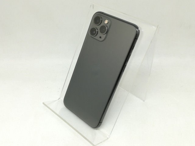 【中古】Apple SoftBank 【SIMロック解除済み】 iPhone 11 Pro 256GB スペースグレイ MWC72J/A【宇田川】保証期間１ヶ月【ランクB】