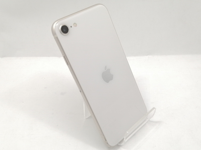 【中古】Apple SoftBank 【SIMフリー】 iPhone SE（第3世代） 64GB スターライト MMYD3J/A【宇田川】保証期間１ヶ月【ランクC】