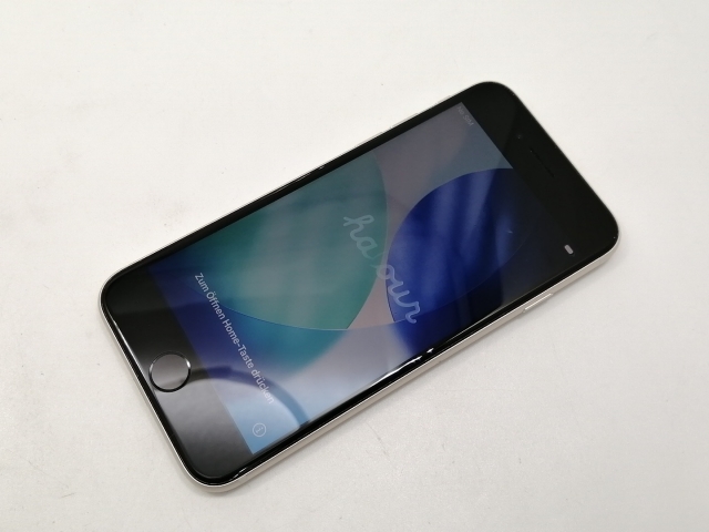 【中古】Apple au 【SIMフリー】 iPhone SE（第3世代） 128GB スターライト MMYG3J/A【宇田川】保証期間１ヶ月【ランクC】