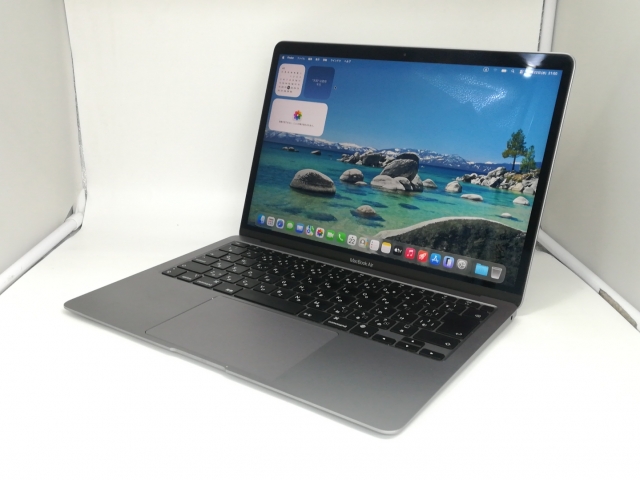 【中古】Apple MacBook Air 13インチ CTO (M1・2020) スペースグレイ Apple M1(CPU:8C/GPU:8C)/16G/1T【宇田川】保証期間１ヶ月【ランクC】