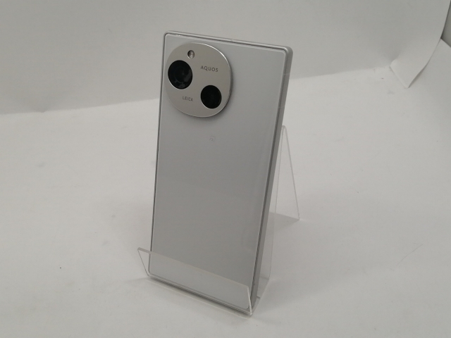 【中古】SHARP mineo 【SIMフリー】 AQUOS R9 ホワイト 12GB 256GB SH-M28【宇田川】保証期間１ヶ月【ランクC】