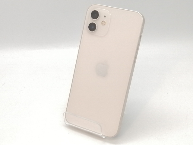【中古】Apple 国内版 【SIMフリー】 iPhone 12 256GB ホワイト MGJ13J/A【アリオ倉敷】保証期間１ヶ月【ランクC】