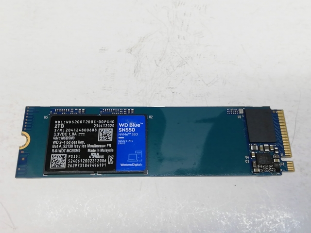 中古】各社 2TB SSD (M.2 2280/PCIe3.0 NVMe)【川崎】保証期間1週間