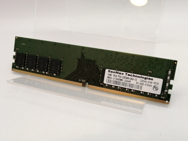 【中古】DDR4 16GB PC4-25600(DDR4-3200)【デスクトップPC用】【高崎モントレー】保証期間１週間