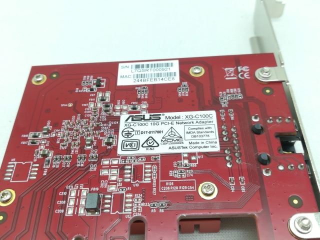 【中古】ASUS XG-C100C 10GBASE-T/PCIe x4【川崎】言いはなつ継続期間１週