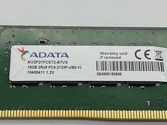 中古】DDR4 16GB PC4-17000(DDR4-2133)【デスクトップPC用】【大阪本店 