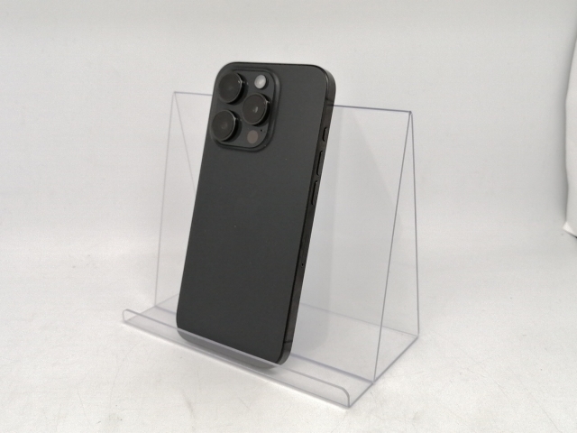 【中古】Apple 国内版 【SIMフリー】 iPhone 15 Pro 256GB ブラックチタニウム MTUC3J/A【川越クレアモール】保証期間１ヶ月【ランクC】