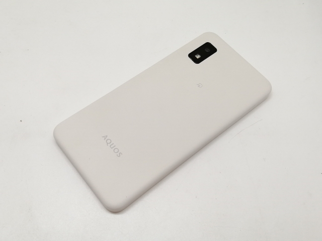 【中古】SHARP 国内版 【SIMフリー】 AQUOS wish3 ホワイト 4GB 64GB SH-M25【宇田川】保証期間１ヶ月【ランクA】