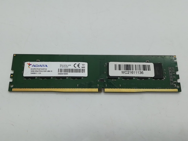【中古】DDR4 16GB PC4-17000(DDR4-2133)【デスクトップPC用】【秋葉2号】保証期間１週間 9,086円