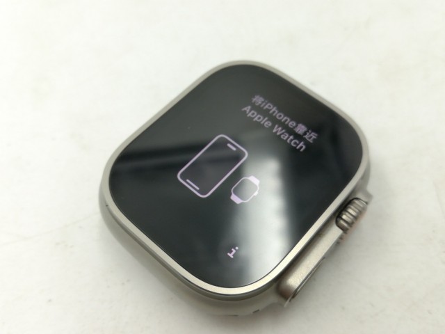 【中古】Apple Apple Watch Ultra 49mm Cellular チタニウムケース/ミッドナイトオーシャンバンド MQFK3J/A【道玄坂】保証期間１ヶ月【ラ