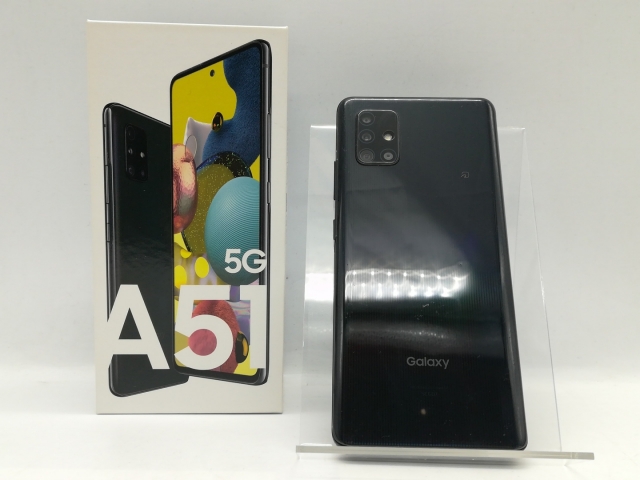 GalaxyA51 5G 128GB ブラック 中古】SAMSUNG au 【SIMロック解除済み