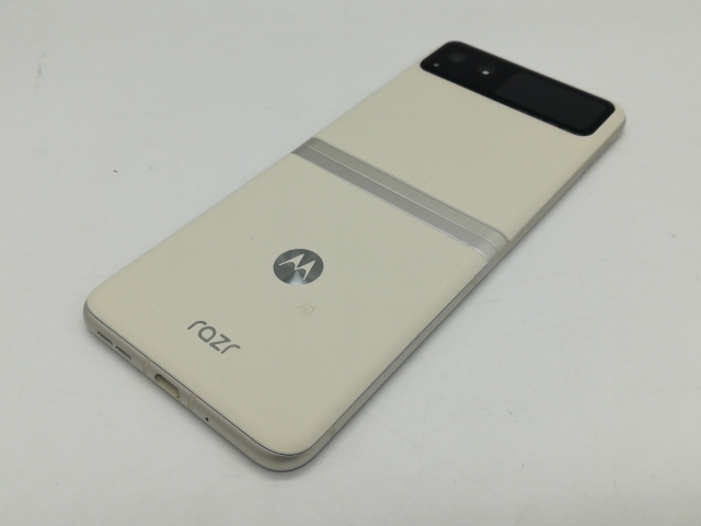 Motorola razr 40 256GB バニラ 本体 カバー付き