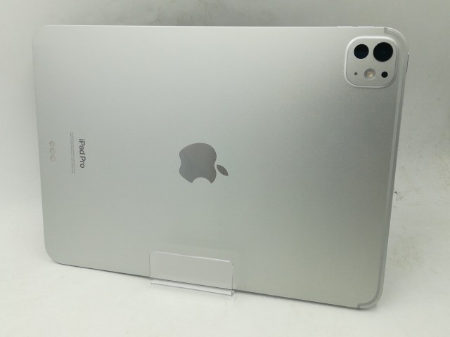 【中古】Apple iPad Pro 11インチ（第5世代/M4/2024） Wi-Fiモデル 256GB シルバー 標準ガラス MVV93J/A【道玄坂】保証期間１ヶ月【ラン