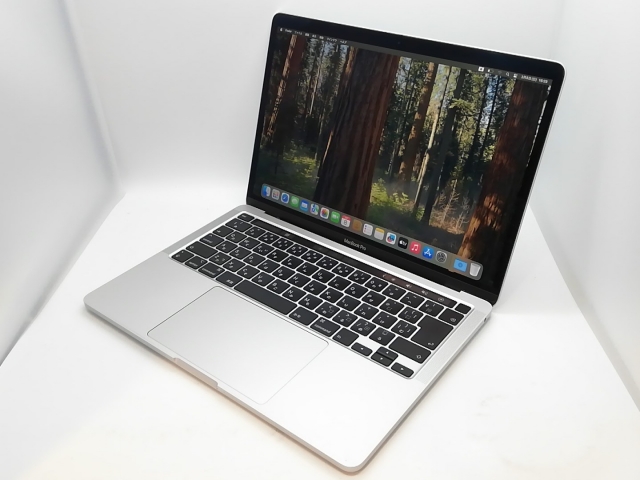 【中古】Apple MacBook Pro 13インチ(wTB) CTO (Mid 2019) シルバー Core i5(1.4G)/16G/256G(SSD)/Iris Plus 645【高崎モントレー】保証期間１ヶ月【ランクC】