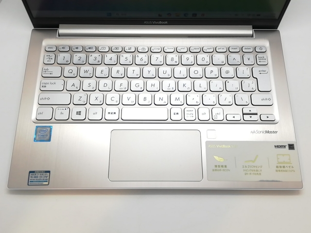 【中古】ASUS VivoBook S13 S330UA S330UA-EY036R アイシクルゴールド【i3-8130U 4G 128G(SSD) WiFi 13LCD(1920x1080)】【高崎モントレー】保証期間１ヶ月【ランクC】_4