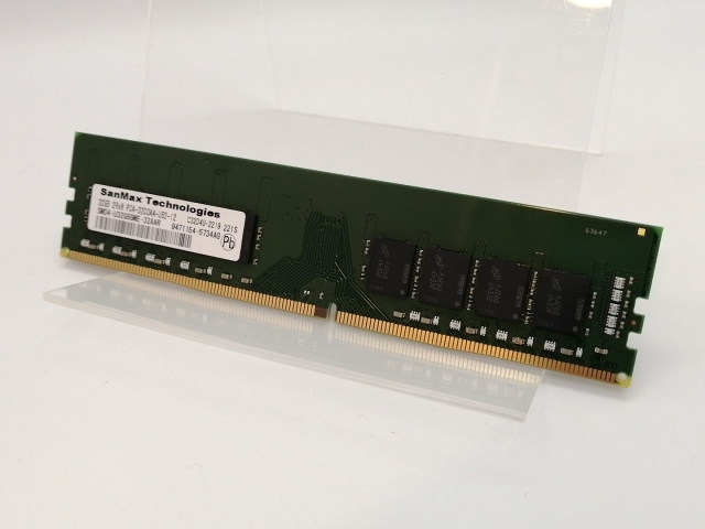 【中古】DDR4 32GB PC4-25600(DDR4-3200)【デスクトップPC用】 【高崎モントレー】保証期間１週間