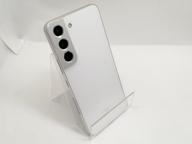【中古】SAMSUNG au 【SIMフリー】 Galaxy S22 ファントムホワイト 8GB 256GB SCG13【宇田川】保証期間１ヶ月【ランクB】