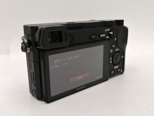 中古】SONY α6300 ボディ ILCE-6300 ブラック【新宿2】保証期間1ヶ月 