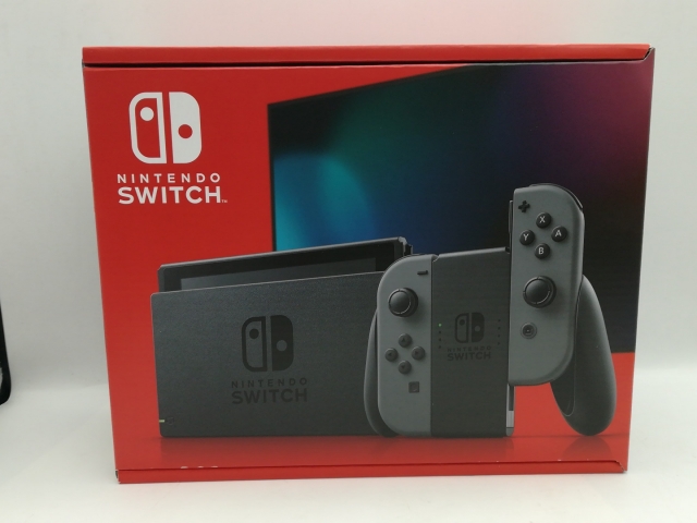未使用】Nintendo Switch 本体 Joy-Con(L)/(R) グレー HAD-S-KAAAH 