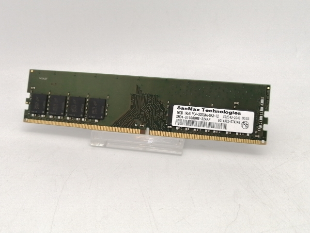 【中古】DDR4 16GB PC4-25600(DDR4-3200)【デスクトップPC用】【川越クレアモール】保証期間１週間