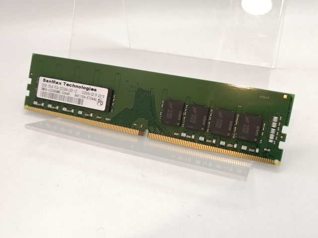 【中古】DDR4 32GB PC4-25600(DDR4-3200)【デスクトップPC用】 【高崎モントレー】保証期間１週間