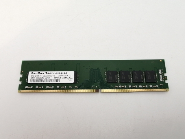 【中古】DDR4 32GB PC4-25600(DDR4-3200)【デスクトップPC用】 【津田沼】保証期間１週間