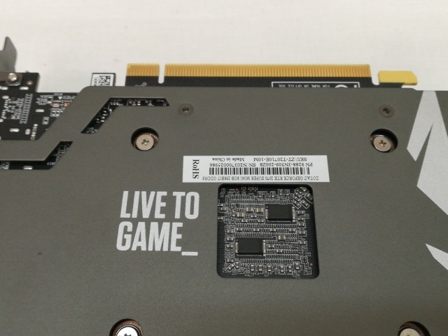 【中古】ZOTAC GAMING GeForce RTX 2070 SUPER MINI（ZT-T20710E-10M） RTX2070Super/8GB(GDDR6)/PCI-E【川崎】言いはなつ継続期間１週