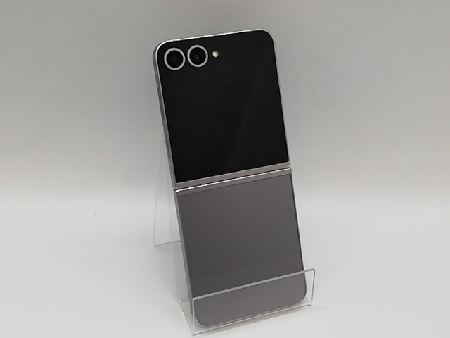 【中古】SAMSUNG 国内版 【SIMフリー】 Galaxy Z Flip6 シルバーシャドウ 12GB 256GB SM-F741QZSASJP【道玄坂】保証期間１ヶ月【ランクC】