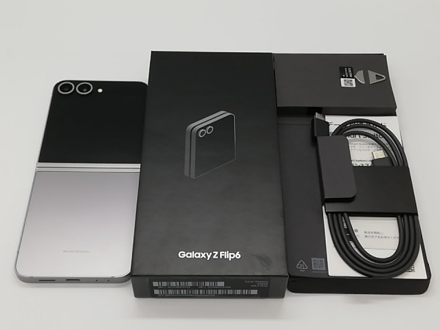 【中古】SAMSUNG 国内版 【SIMフリー】 Galaxy Z Flip6 シルバーシャドウ 12GB 256GB SM-F741QZSASJP【道玄坂】保証期間１ヶ月【ランクC】_9
