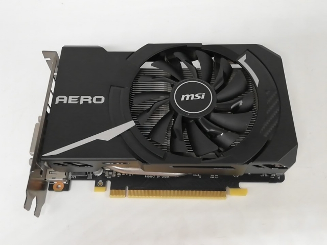 【中古】MSI GeForce GTX 1060 AERO ITX 6G OC GTX1060/6GB(GDDR5)/PCI-E【道玄坂】言いはなつ継続期間１週