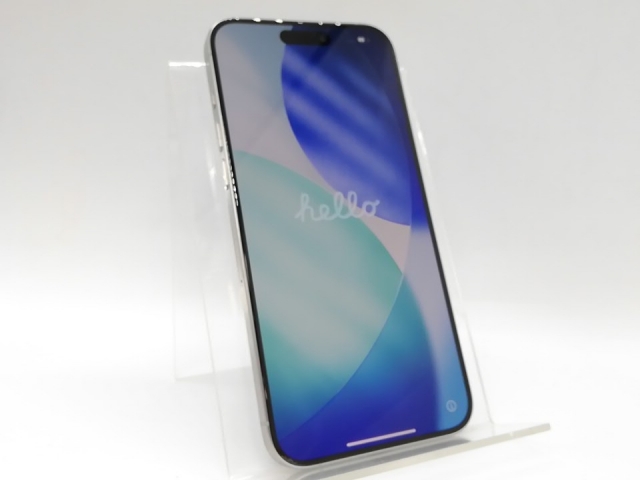【中古】Apple 国内版 【SIMフリー】 iPhone 15 Pro Max 256GB ホワイトチタニウム MU6Q3J/A【道玄坂】保証期間１ヶ月【ランクB】