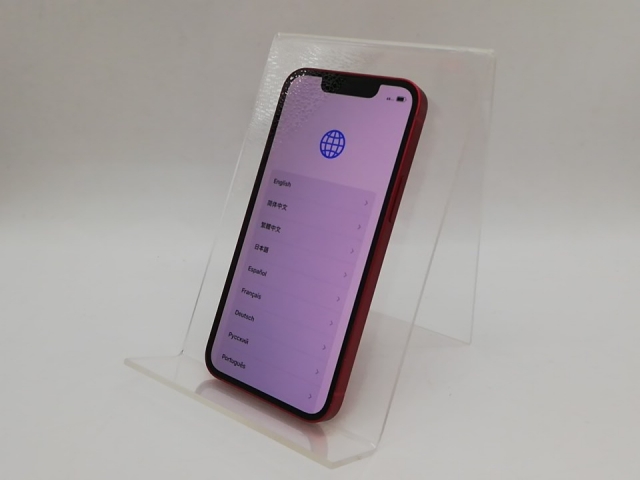 【中古】Apple 国内版 【SIMフリー】 iPhone 13 mini 128GB (PRODUCT)RED MLJG3J/A【道玄坂】保証期間１ヶ月【ランクC】_1
