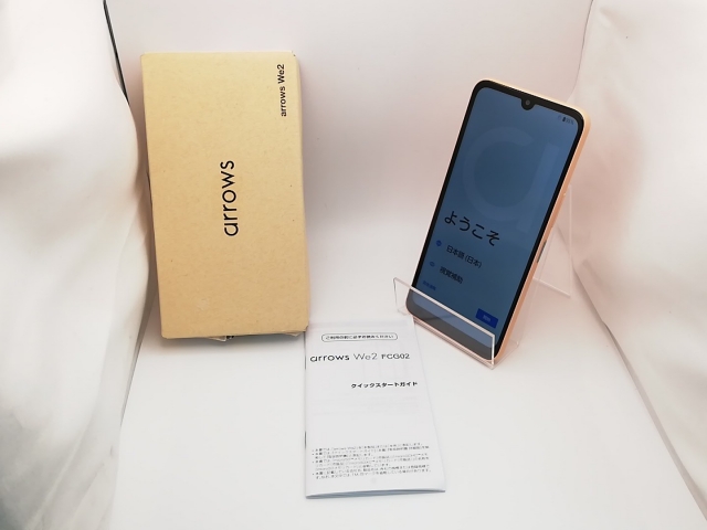 【中古】FCNT au 【SIMフリー】 arrows We2 ライトオレンジ 4GB 64GB FCG02【秋葉3号】保証期間１ヶ月【ランクA】_3