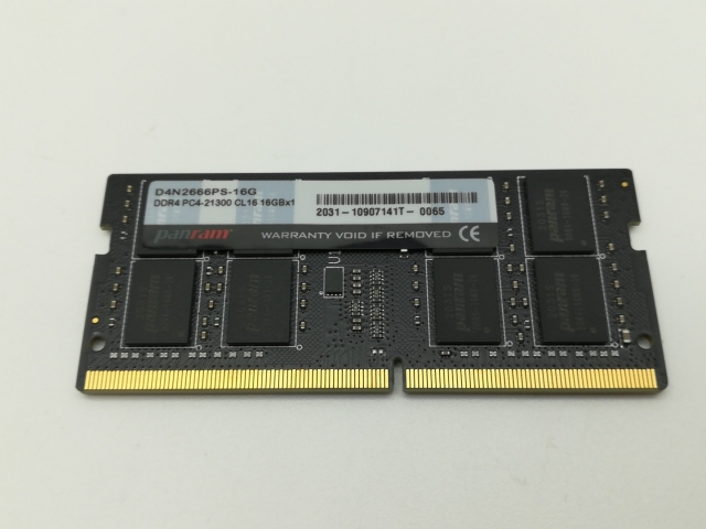 【中古】260PIN 16GB DDR4-2666(PC4-21300) SODIMM 【ノートPC用】【新橋】保証期間１週間