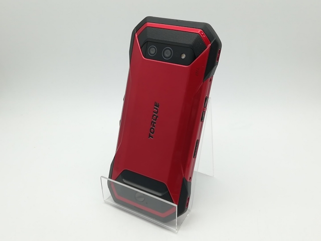 中古】KYOCERA au 【SIMロック解除済み】 TORQUE 5G レッド 6GB