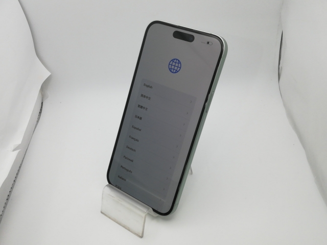 【中古】Apple 国内版 【SIMフリー】 iPhone 15 Plus 128GB グリーン MU0E3J/A【新橋烏森通り】保証期間１ヶ月【ランクA】_1
