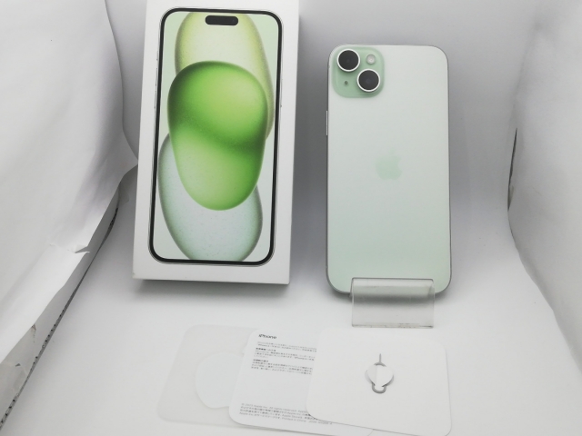【中古】Apple 国内版 【SIMフリー】 iPhone 15 Plus 128GB グリーン MU0E3J/A【新橋烏森通り】保証期間１ヶ月【ランクA】_2