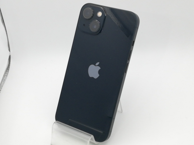【中古】Apple au 【SIMフリー】 iPhone 13 128GB ミッドナイト MLNC3J/A【新橋烏森通り】保証期間１ヶ月【ランクC】