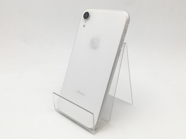 【中古】Apple au 【SIMロック解除済み】 iPhone XR 128GB ホワイト MT0J2J/A【ECセンター】保証期間１ヶ月【ランクB】 19,225円