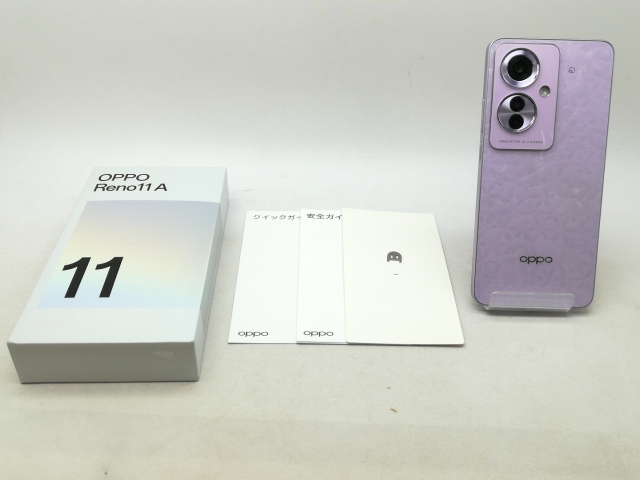 OPPO Reno11 A 128GB/8GB コーラルパープル 新品 OPPO Reno11