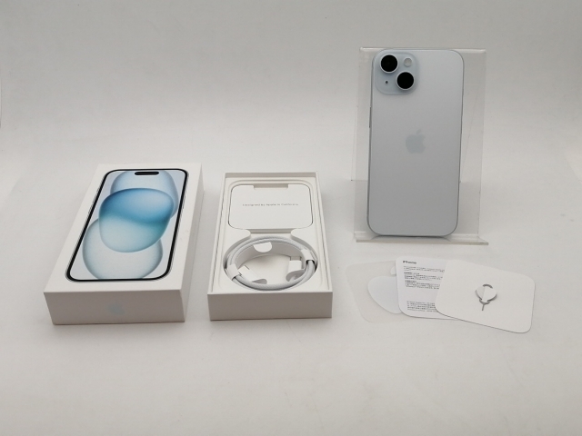 でのお買い物をお楽しみください iPhone15 256GB ブルー SIMフリー