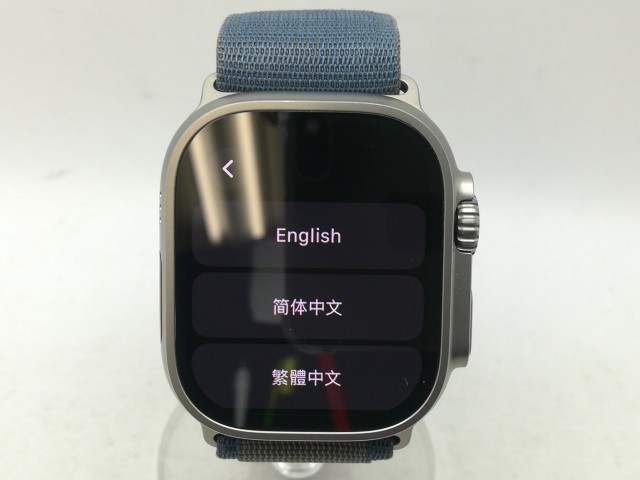 【中古】Apple Apple Watch Ultra2 49mm Cellular チタニウムケース/ブルーアルパインループ(M) MREP3J/A【新橋】保証期間１ヶ月【ランク