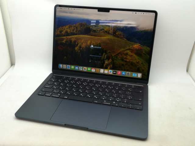 【中古】Apple MacBook Air 13インチ M3(CPU:8C/GPU:8C) 8GB/256GB ミッドナイト MRXV3J/A (13インチ M3 2024)【新橋】保証期間１ヶ月