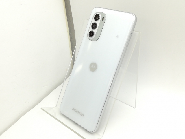 【中古】MOTOROLA 国内版 【SIMフリー】 moto g52j 5G パールホワイト 6GB 128GB PATM0001JP【新橋】保証期間１ヶ月【ランクB】
