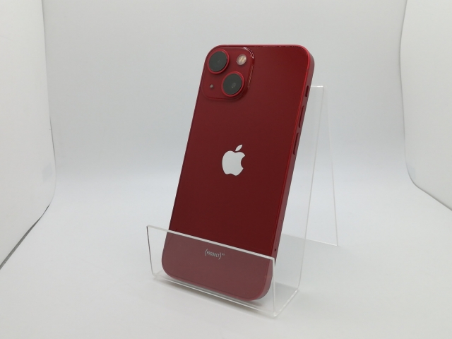 【中古】Apple au 【SIMフリー】 iPhone 13 mini 128GB (PRODUCT)RED MLJG3J/A【小倉駅前】保証期間１ヶ月【ランクB】